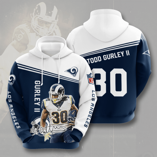 Amazon Sports Team Nfl Los Angeles Rams Hoodie 3D