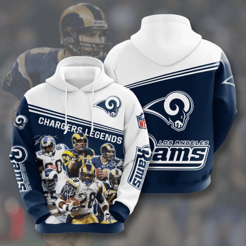 Amazon Sports Team Nfl Los Angeles Rams Hoodie 3D