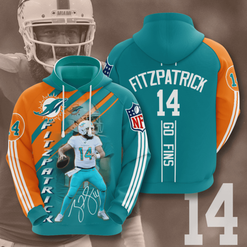 Amazon Sports Team Nfl Miami Dolphins Hoodie 3D