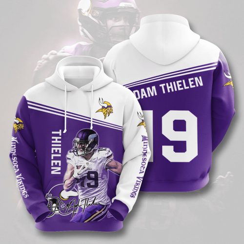Amazon Sports Team Nfl Minnesota Vikings Hoodie 3D