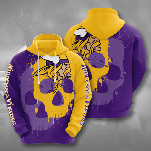 Amazon Sports Team Nfl Minnesota Vikings Hoodie 3D