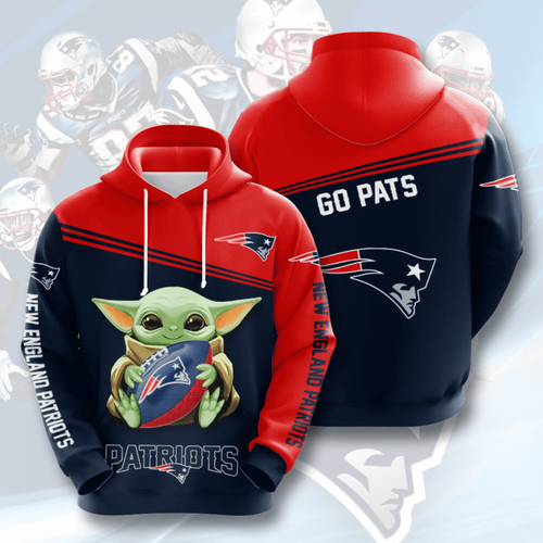 Amazon Sports Team Nfl New England Patriots Hoodie 3D