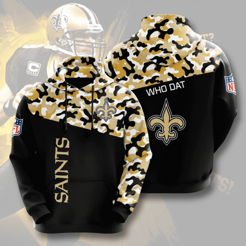 Amazon Sports Team Nfl New Orleans Saints Hoodie 3D