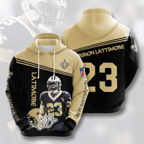 Amazon Sports Team Nfl New Orleans Saints Hoodie 3D
