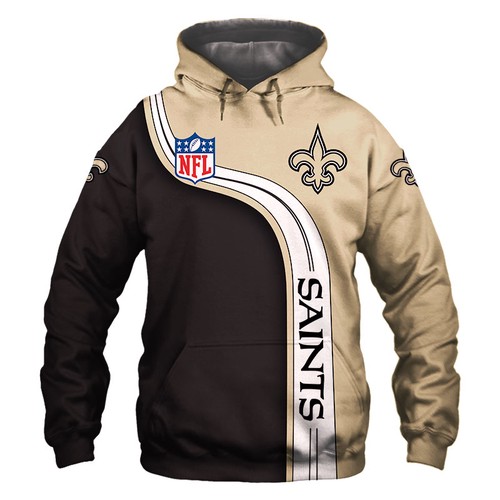 Amazon Sports Team Nfl New Orleans Saints Official Hoodie 3D