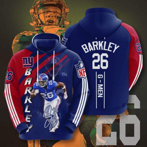 Amazon Sports Team Nfl New York Giants Hoodie 3D