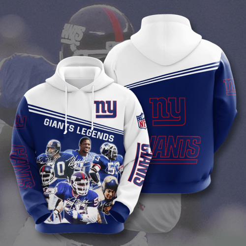 Amazon Sports Team Nfl New York Giants Hoodie 3D