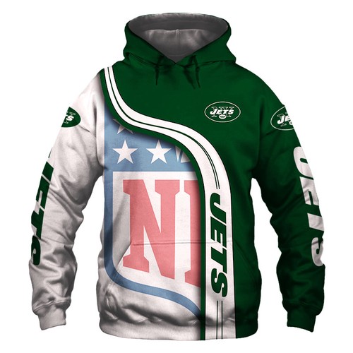 Amazon Sports Team Nfl New York Jets Hoodie 3D