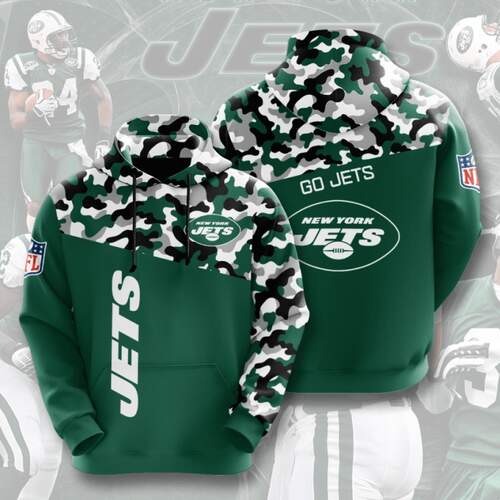 Amazon Sports Team Nfl New York Jets Hoodie 3D
