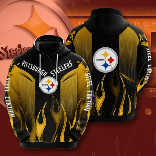 Amazon Sports Team Nfl Pittsburgh Steelers Hoodie 3D