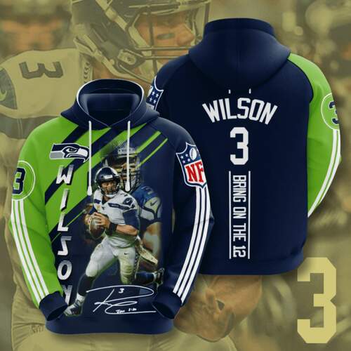 Amazon Sports Team Nfl Seattle Seahawks Hoodie 3D