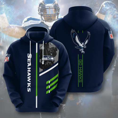 Amazon Sports Team Nfl Seattle Seahawks Hoodie 3D