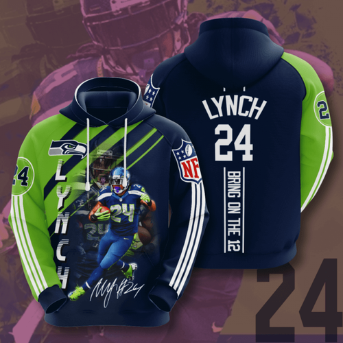 Amazon Sports Team Nfl Seattle Seahawks Hoodie 3D