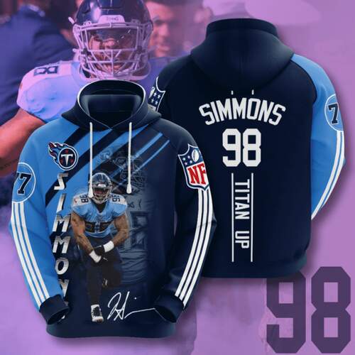 Amazon Sports Team Nfl Tennessee Titans Hoodie 3D