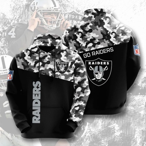 Amazon Sports Team Oakland Raiders Nfl Hoodie 3D