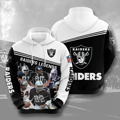 Amazon Sports Team Oakland Raiders Nfl Hoodie 3D