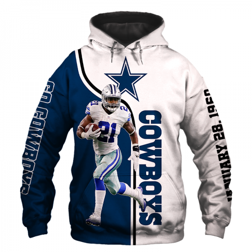 Amazon Sports Team Official Dallas Cowboys Nfl Hoodie 3D