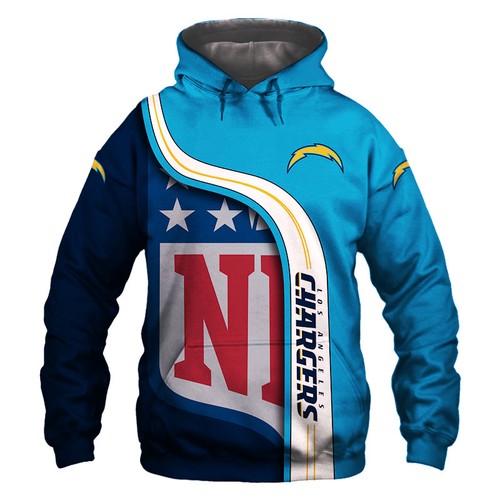 Amazon Sports Team Official Los Angeles Chargers Nfl Hoodie 3D