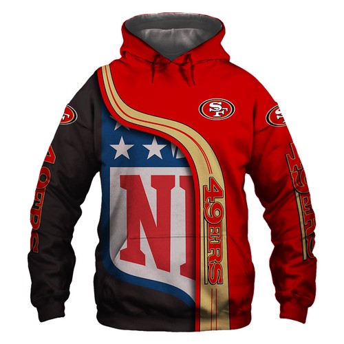 Amazon Sports Team Official Nfl San Francisco Hoodie 3D