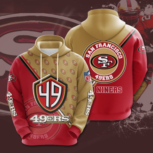 Amazon Sports Team Official Nfl San Francisco Hoodie 3D
