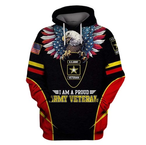 Amazon Sports Team Official U.s.armys Custom Hoodie 3D