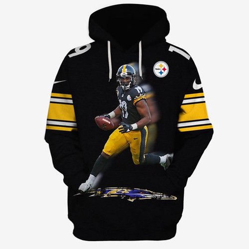 Amazon Sports Team Pittsburgh Steelers Classic Hoodie 3D