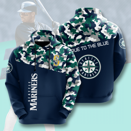 Amazon Sports Team Seattle Mariners Hoodie 3D