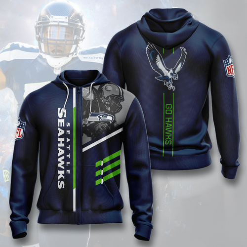 Amazon Sports Team Seattle Seahawks Hoodie 3D