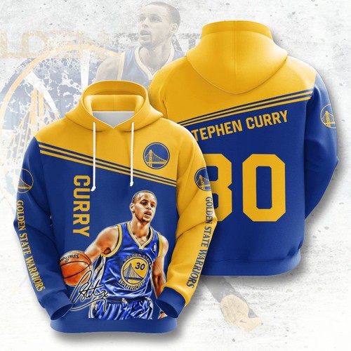 Amazon Sports Team Stephen Curry Golden State Warriors Hoodie 3D