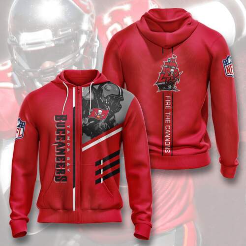 Amazon Sports Team Tampa Bay Buccaneers Fire Te Cannons Hoodie 3D