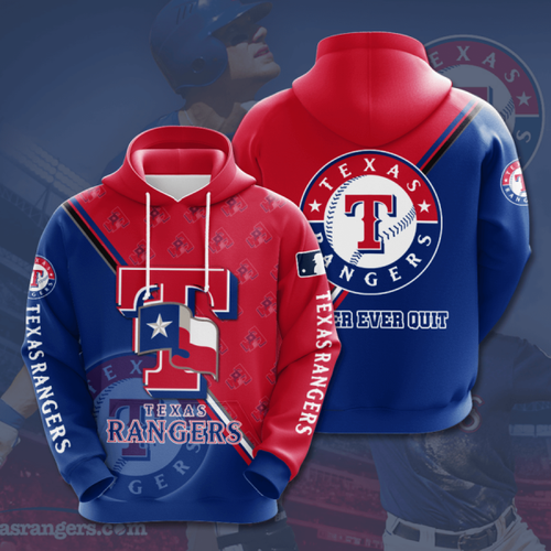 Amazon Sports Team Texas Rangers Hoodie 3D