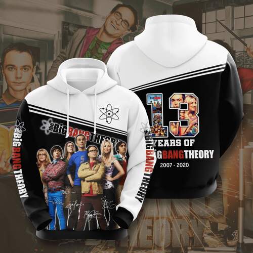 Amazon Sports Team The Big Bang Theory Movie Character Anniversary Hoodie 3D