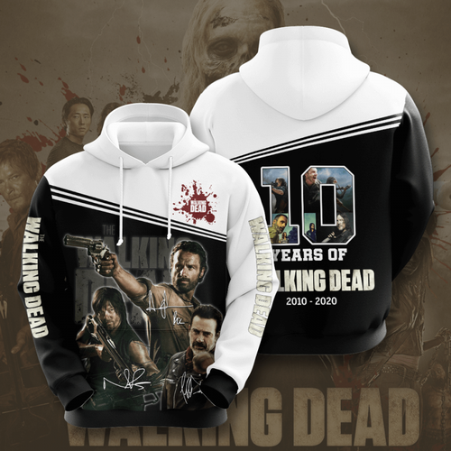 Amazon Sports Team The Walking Dead Movie Character Anniversary Hoodie 3D
