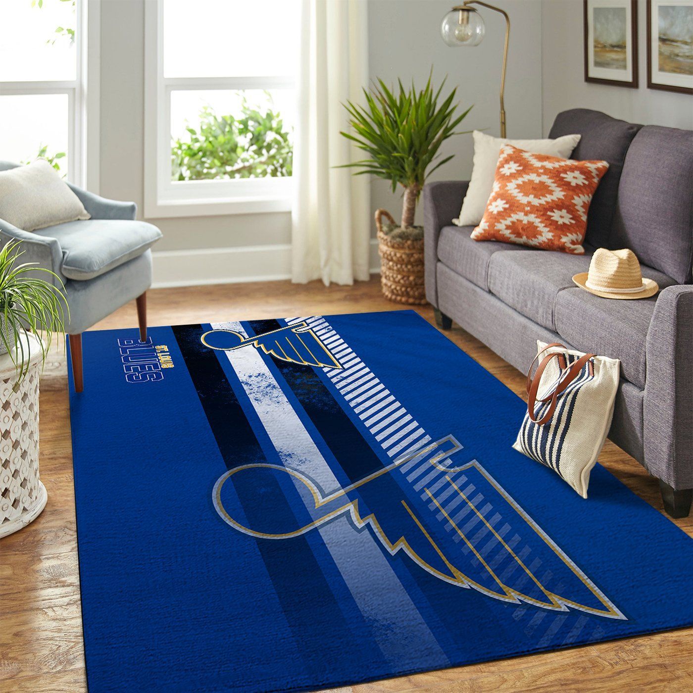 Amazon St. Louis Blues Living Room Area Rug