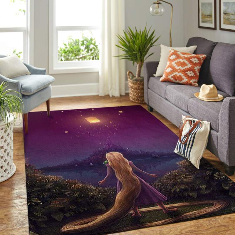 Amazon Tangled Disney Movie Living Room Area Rug