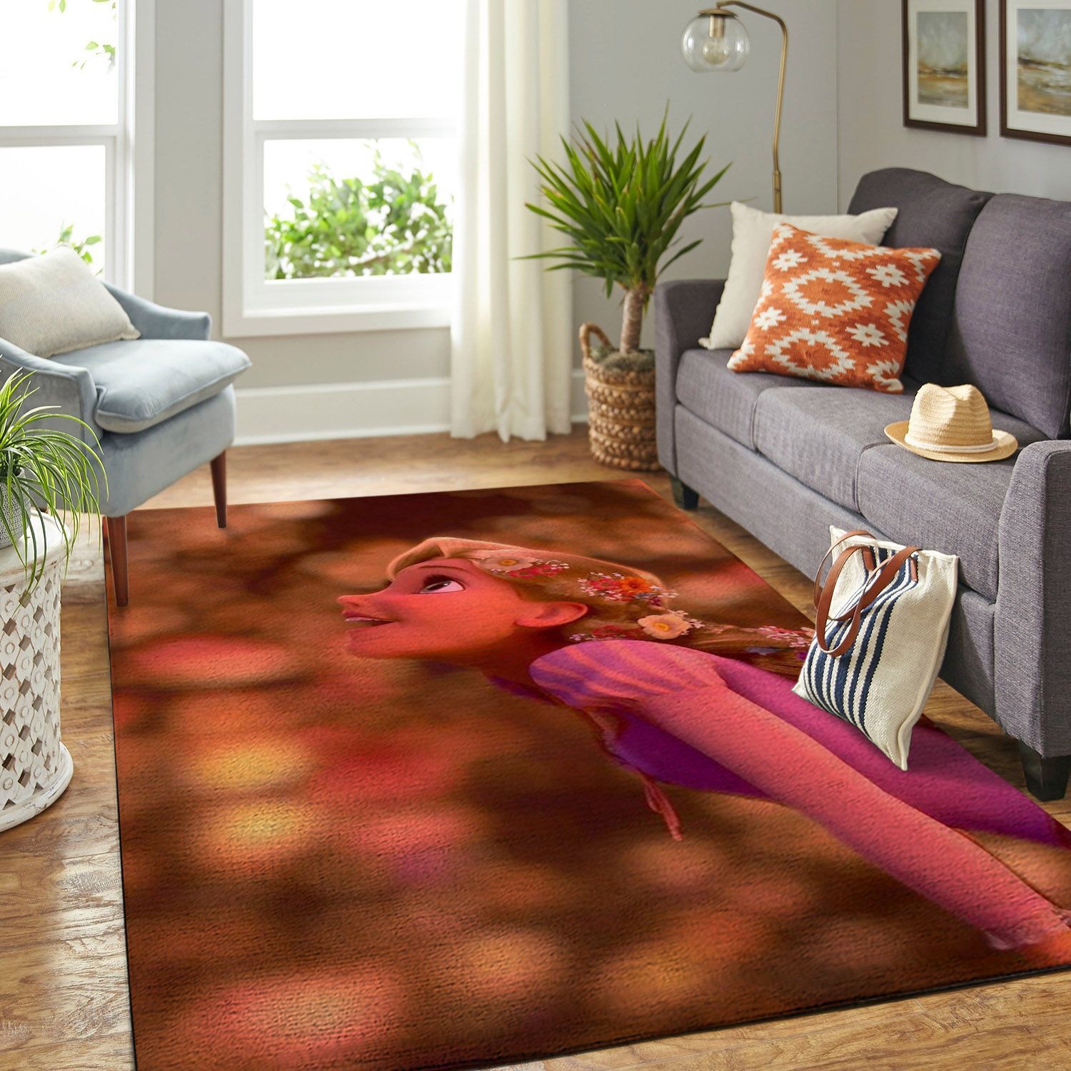 Amazon Tangled Disney Movie Living Room Area Rug