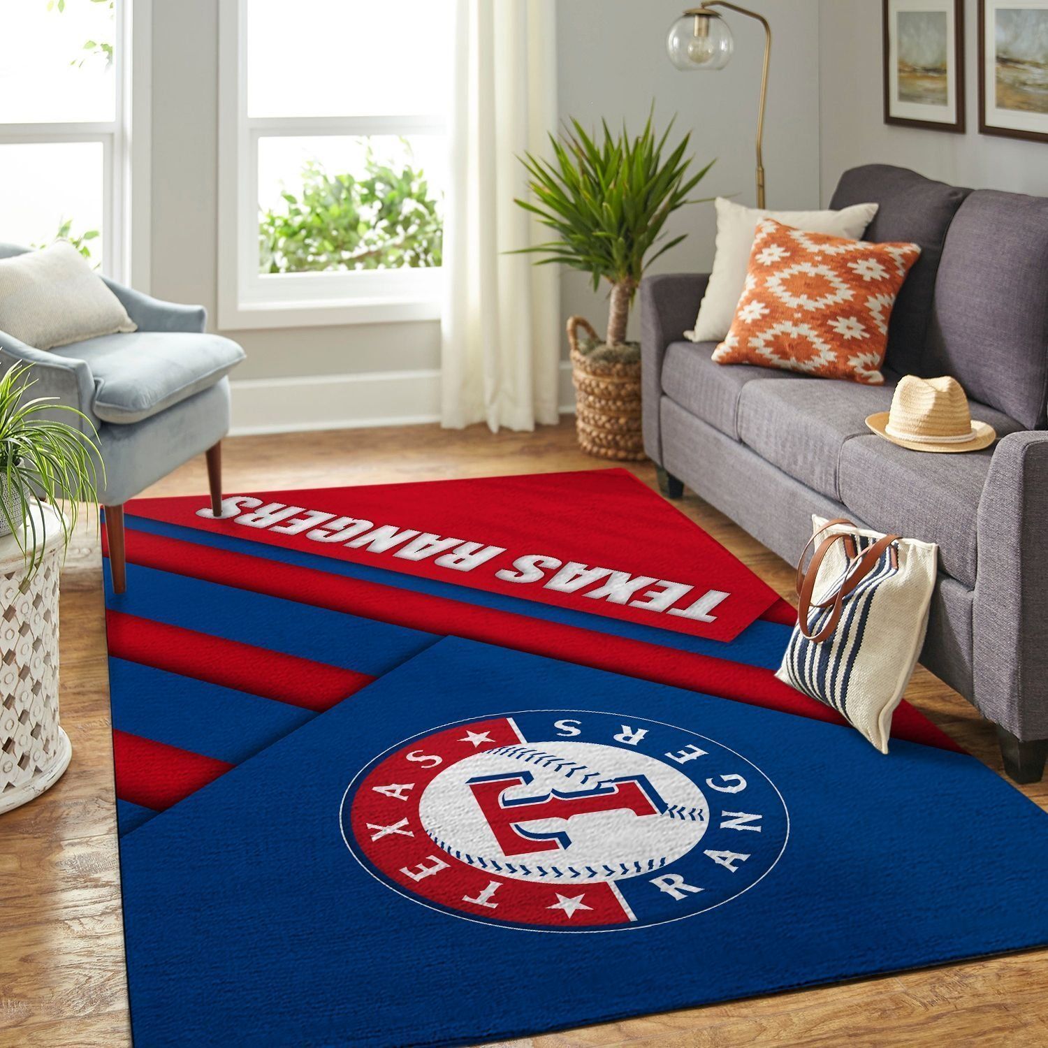 Amazon Texas Rangers Living Room Area Rug