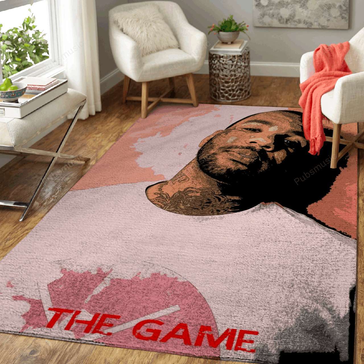Amazon The Game Music Art For Fans Living Room Area Rug