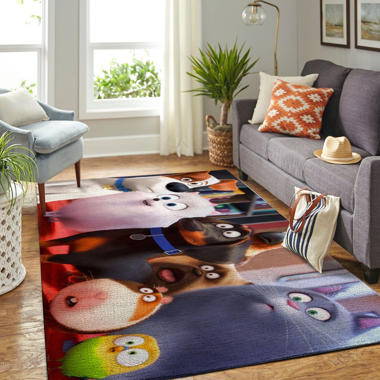Amazon The Secret Life Of Pets2- Living Room Area Rug