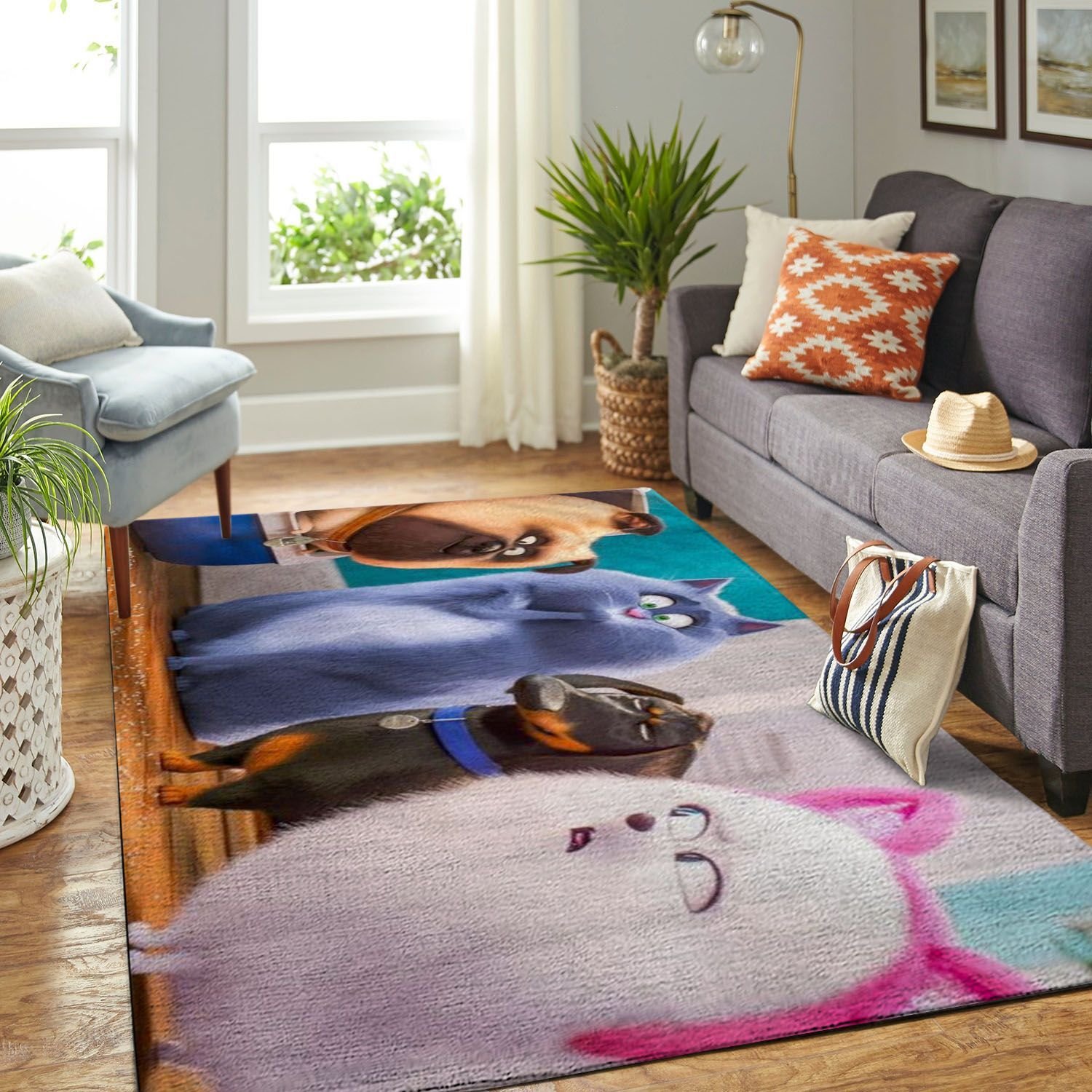 Amazon The Secret Life Of Pets2- Living Room Area Rug