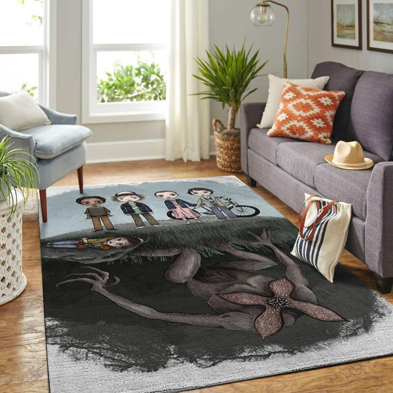 Amazon The Stranger Things- Netflix Teen Movie Living Room Area Rug