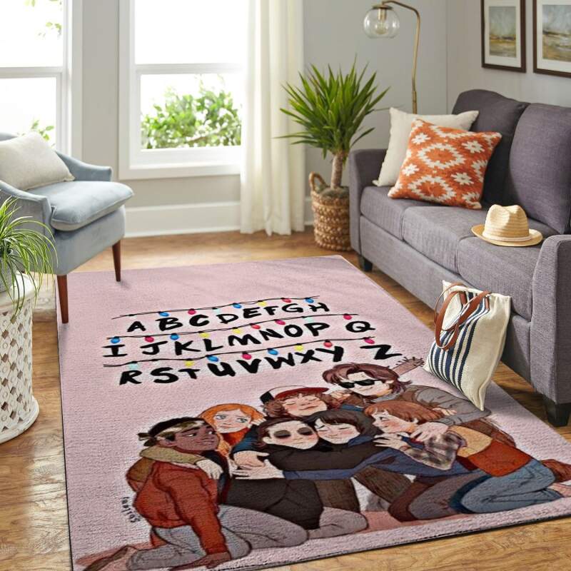 Amazon The Stranger Things- Netflix Teen Movie Living Room Area Rug