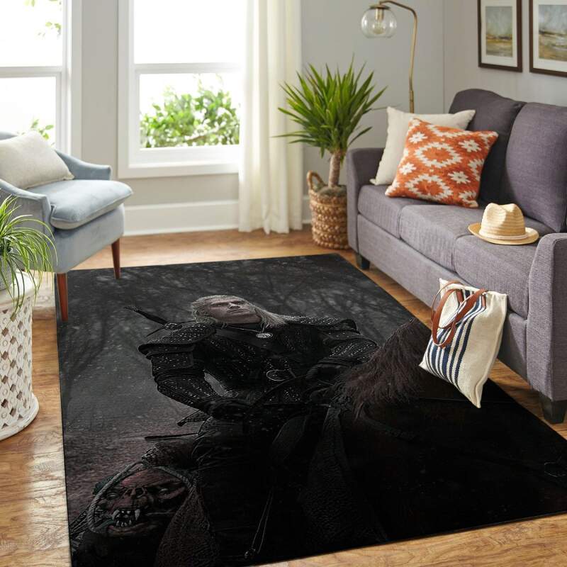 Amazon The Witcher Geralt Netflix Movie Living Room Area Rug