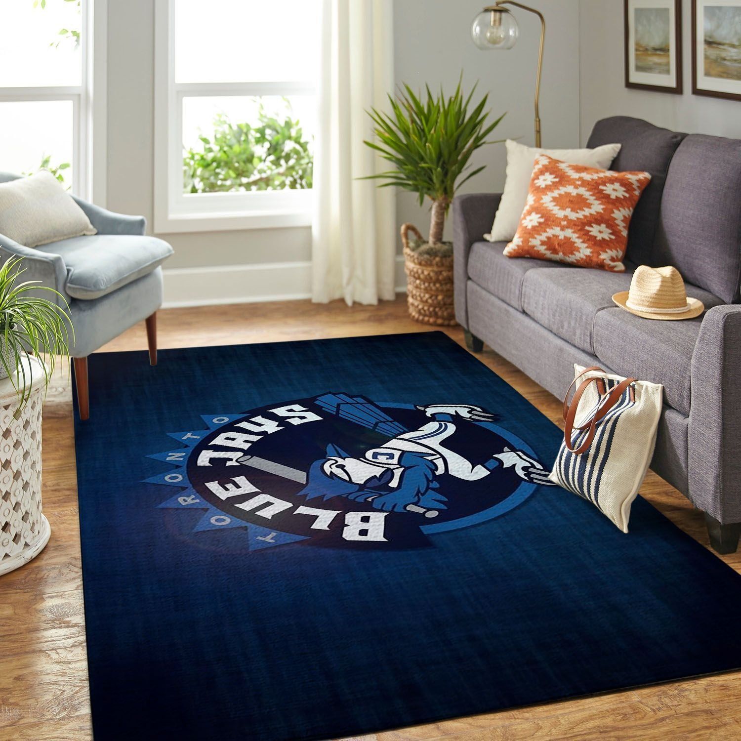 Amazon Toronto Blue Jays Living Room Area Rug