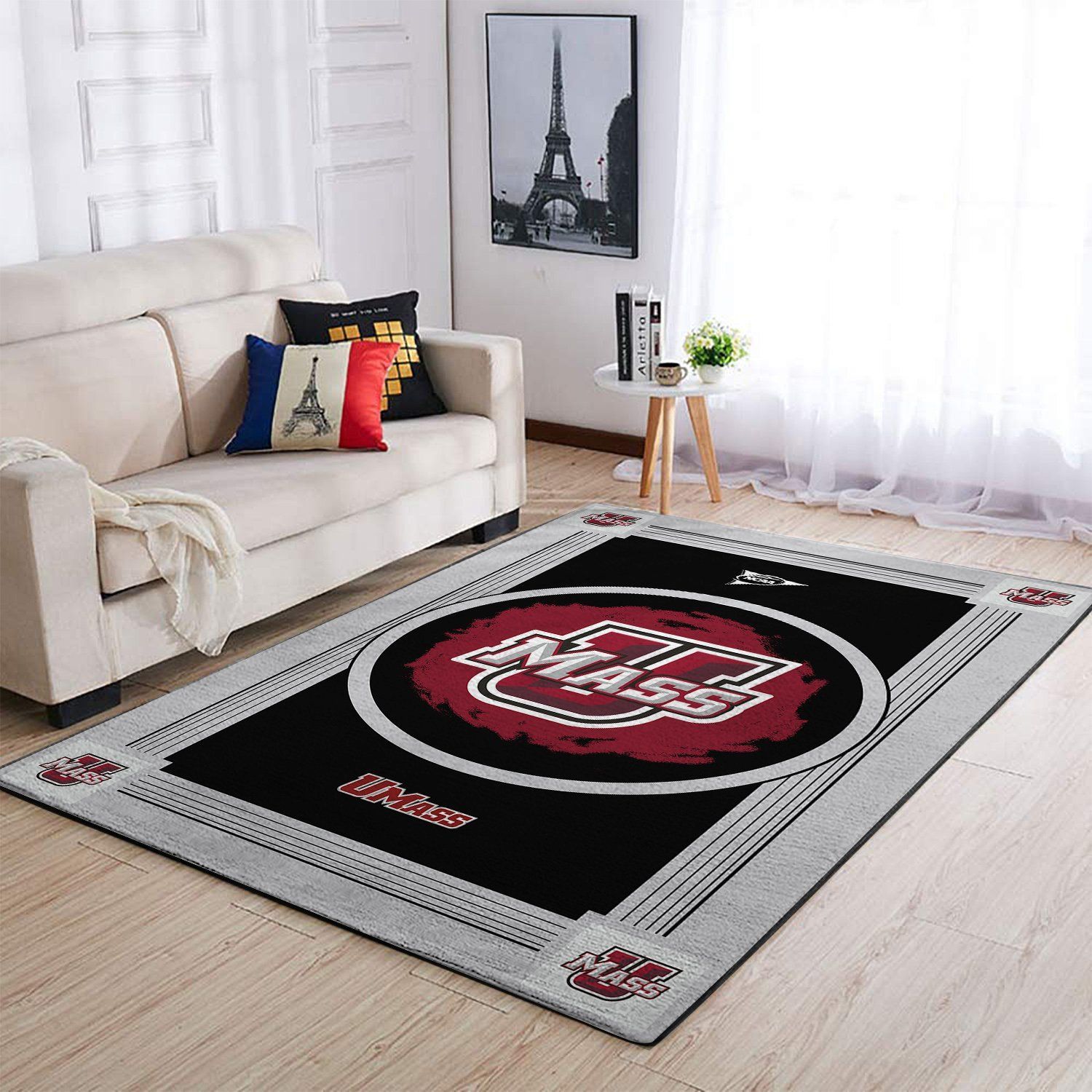 Amazon Umass Minutemen Living Room Area Rug