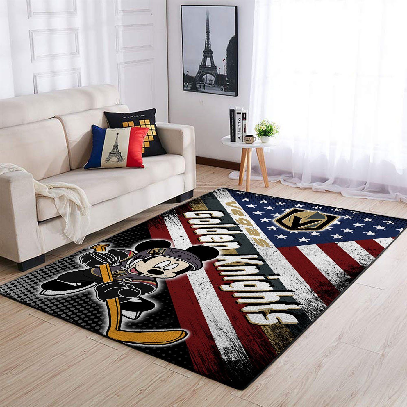 Amazon Vegas Golden Knights Living Room Area Rug