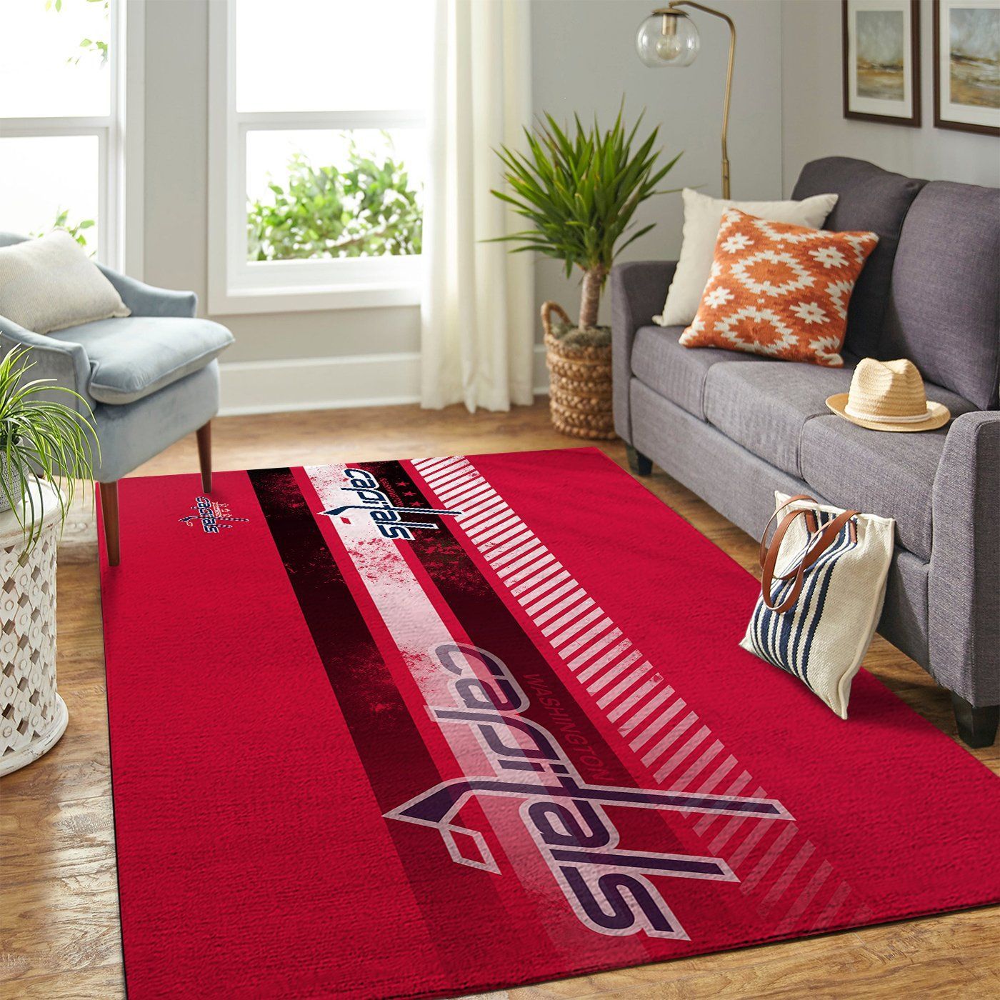 Amazon Washington Capitals Living Room Area Rug