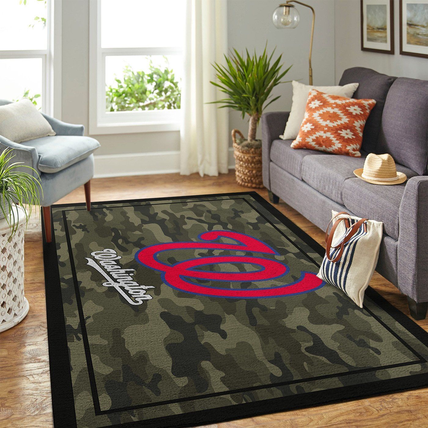 Amazon Washington Nationals Living Room Area Rug