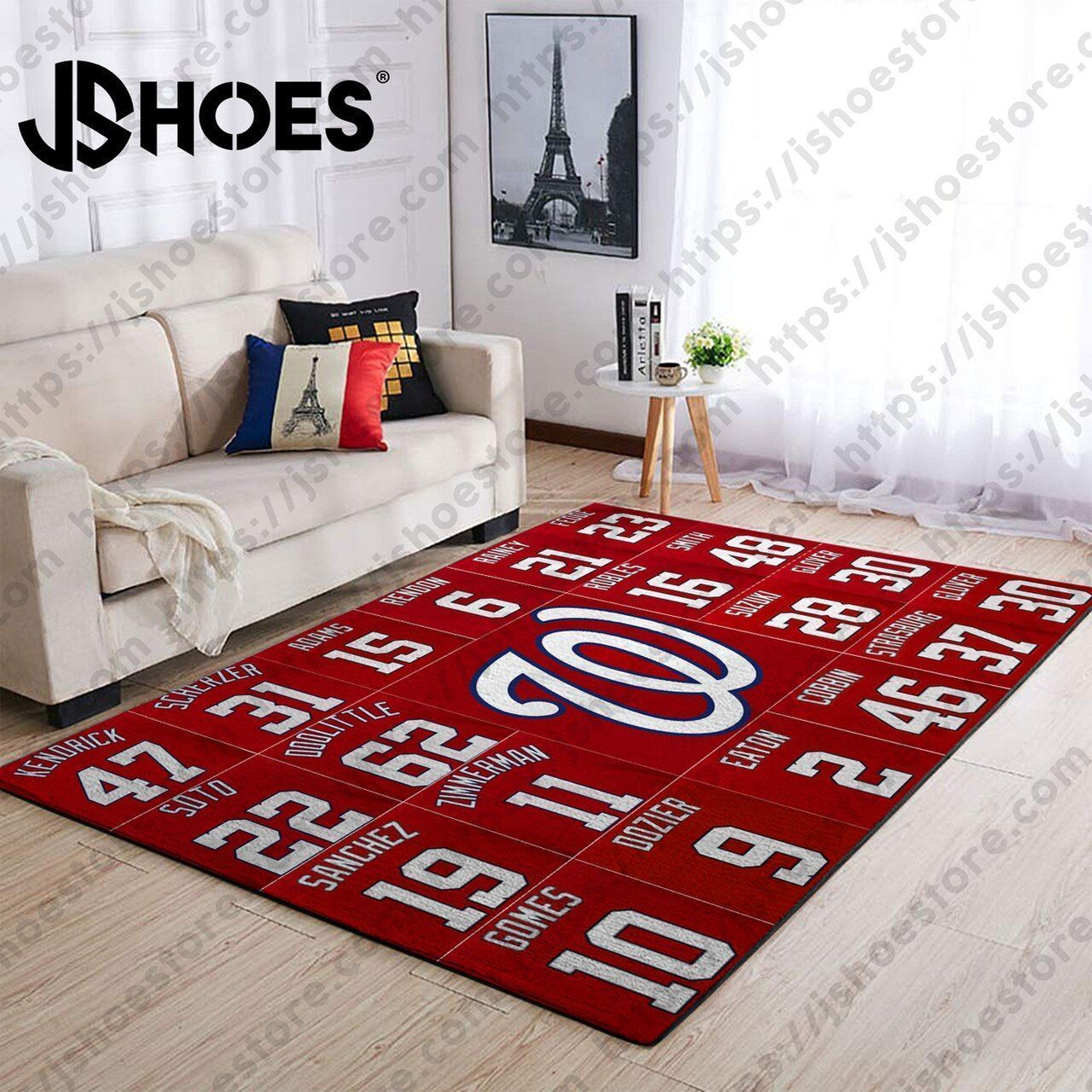 Amazon Washington Nationals Living Room Area Rug
