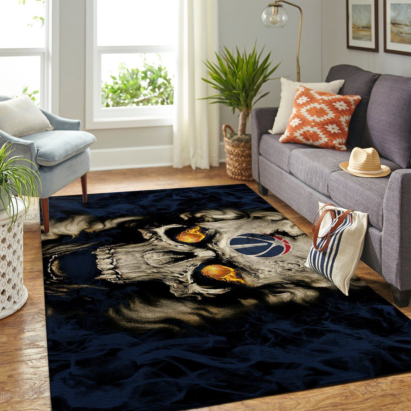 Amazon Washington Wizards Living Room Area Rug